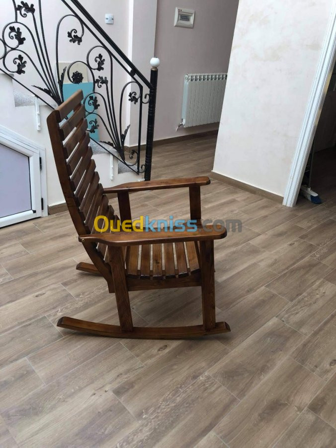 Chaise balançoire en boie