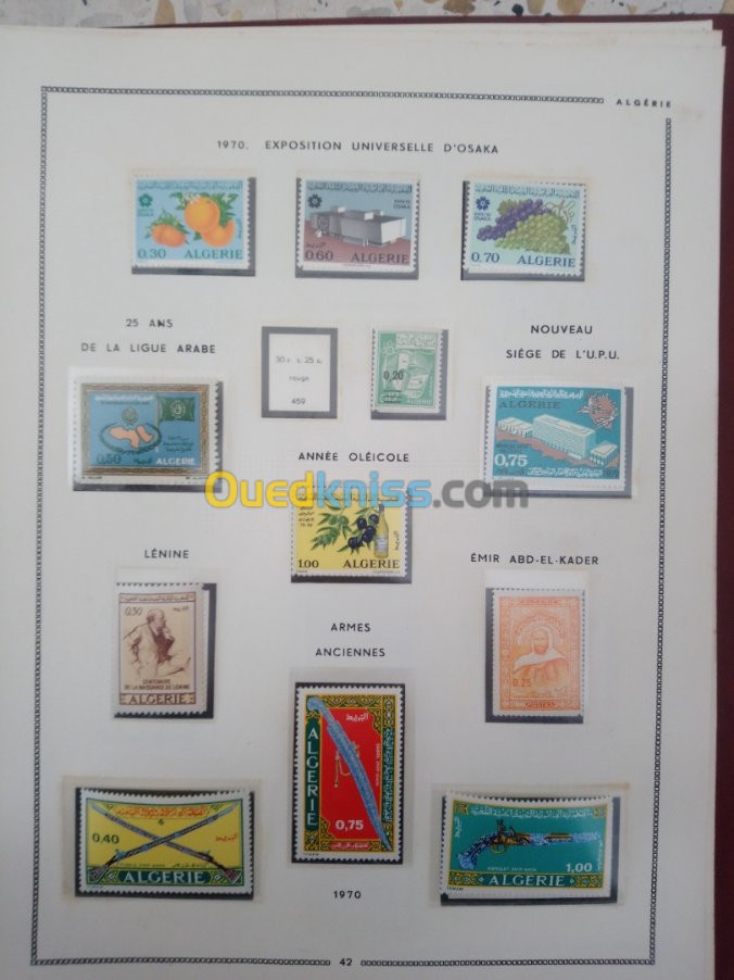 Timbres de l'algérie 