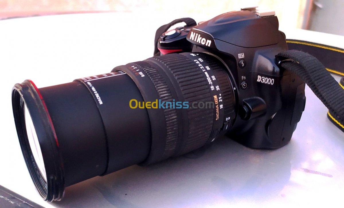 Nikon d3000 . Objectif 18.200