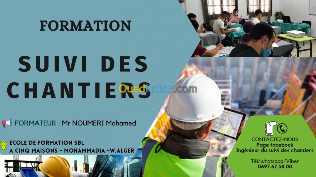 FORMATION SUIVI DES CHANTIERS