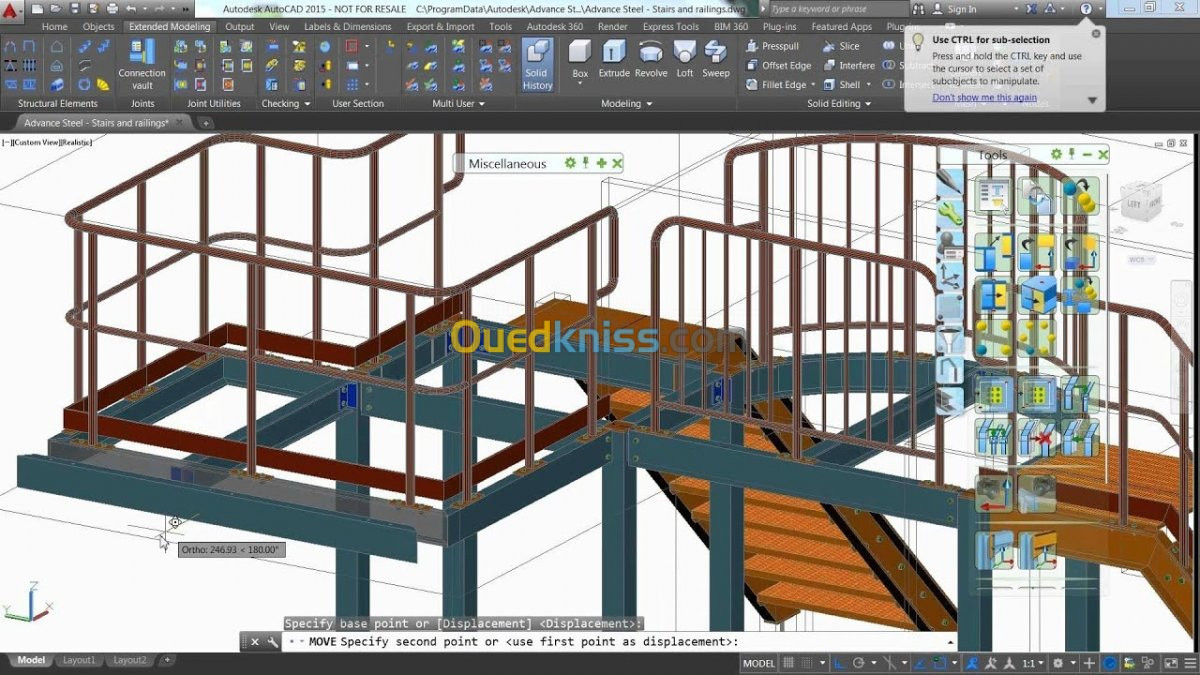 charpente métallique / Devis et factures /Plans de montage et Dossier de fabrication en atelier.