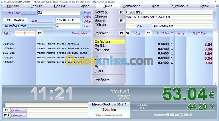 Logiciel Gestion de stock