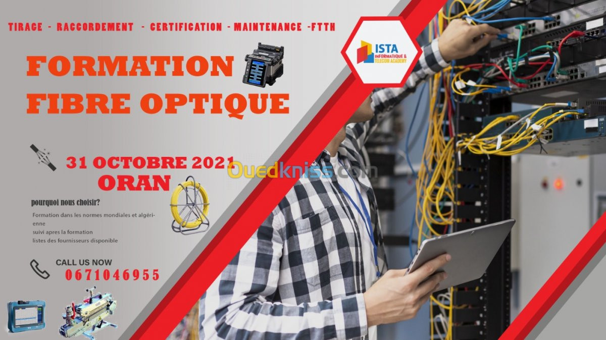 Formation fibre optique 