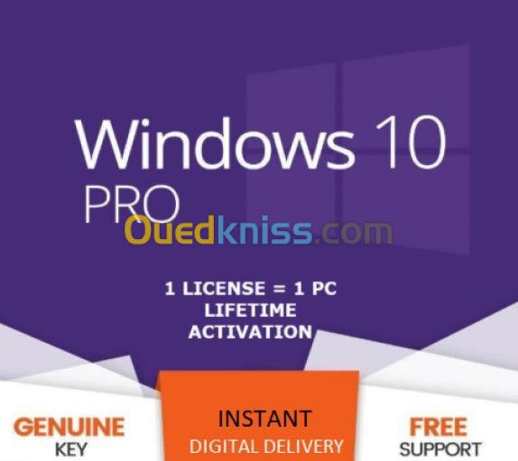 Clé d'activation Windows 10,11 Pro et Office 2019,2021 (online activation)  - Alger Algeria