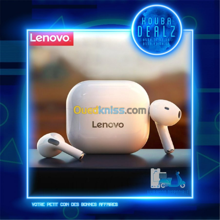 AIRPODS LENOVO LP40 ORIGINAL (KIT BLUETOOTH) (PRIX CHOC)