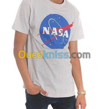 T-Shirt Blanc- Nasa Taille L