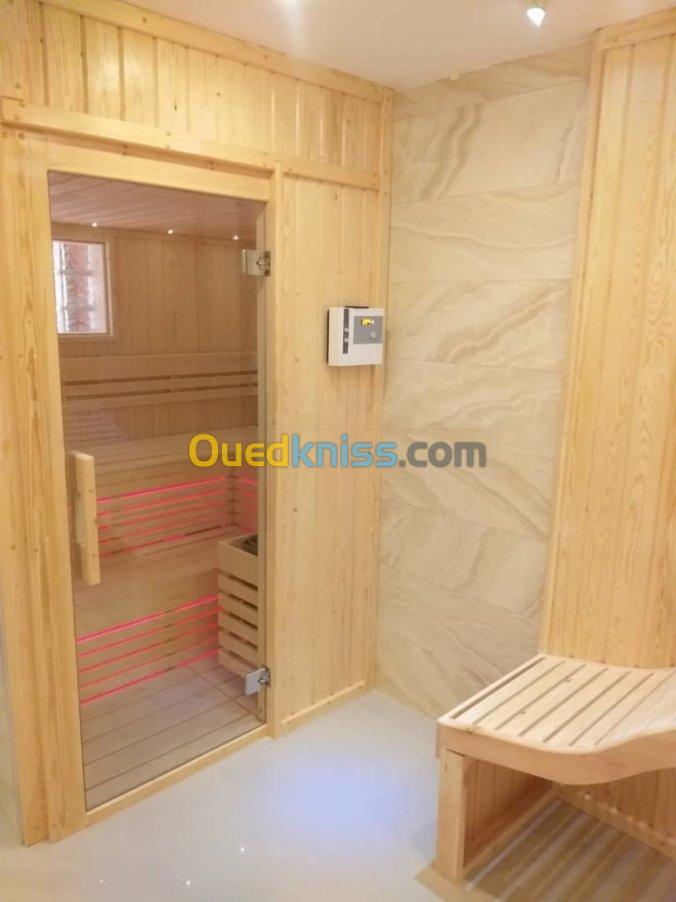 Fabrication sauna sur mesure 