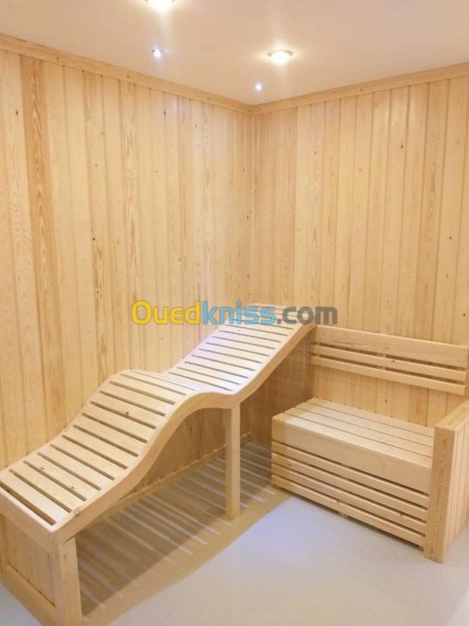 Fabrication sauna sur mesure 