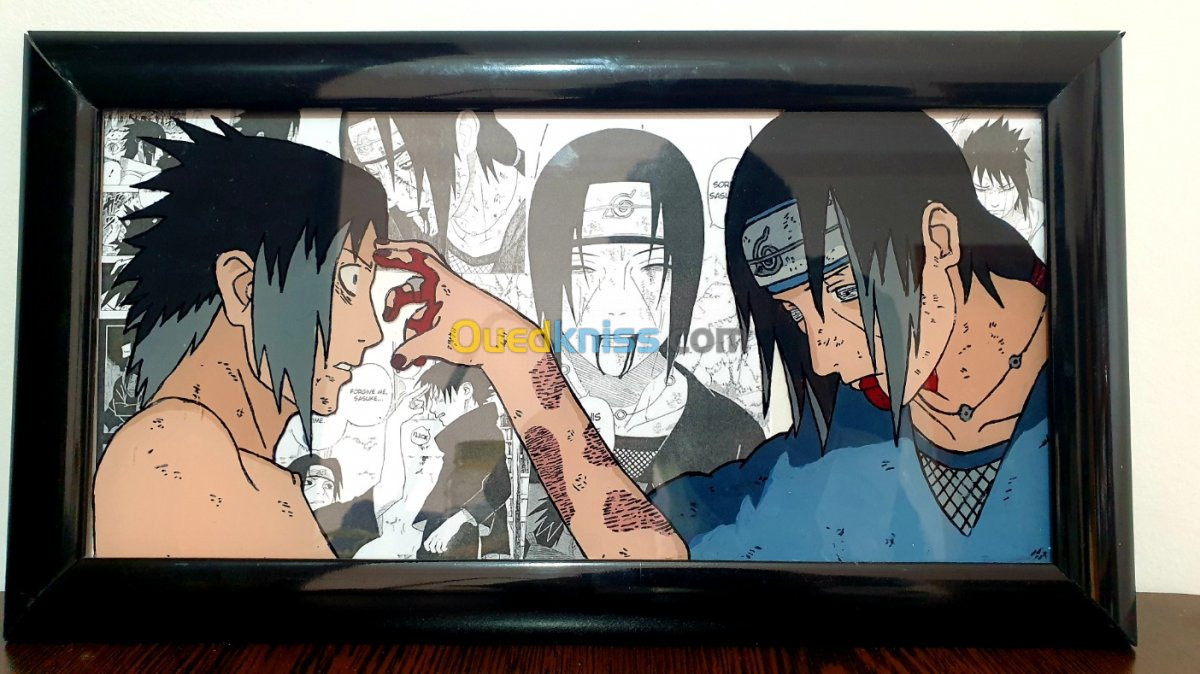 Anime cadres peinture sur verre