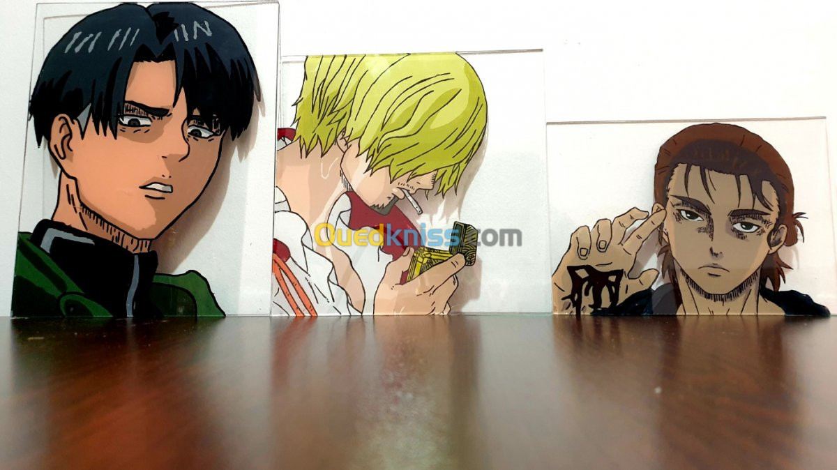 Anime cadres peinture sur verre