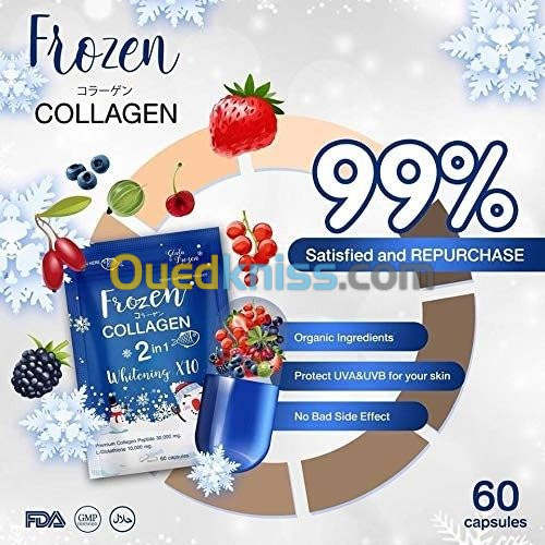 frozen collagen 2 in 1 whitening x10