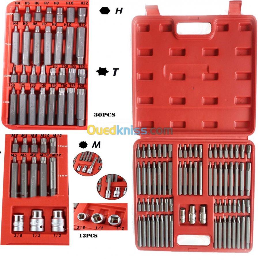 Kit complet d'embouts 10mm 75 pièce