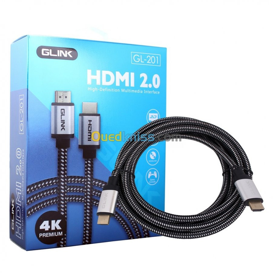 CABLE GLINK HDMI 2.0 4K