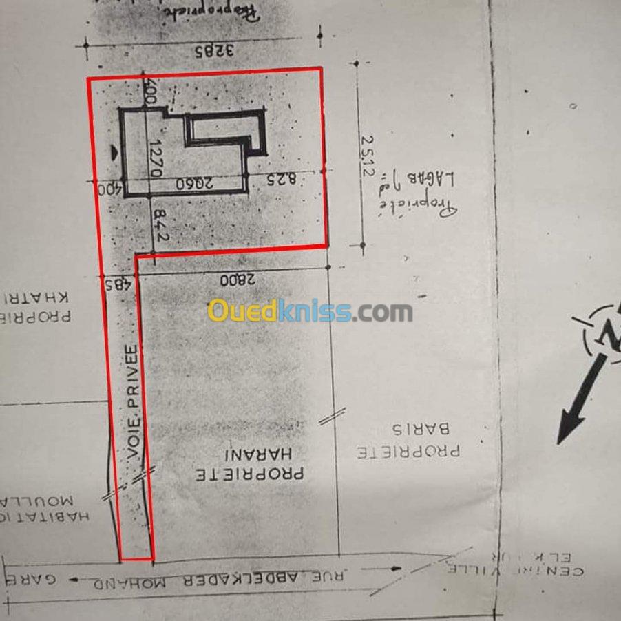 Vente Terrain Bejaia El kseur