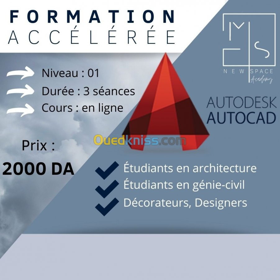 FORMATION AUTOCAD accélérée