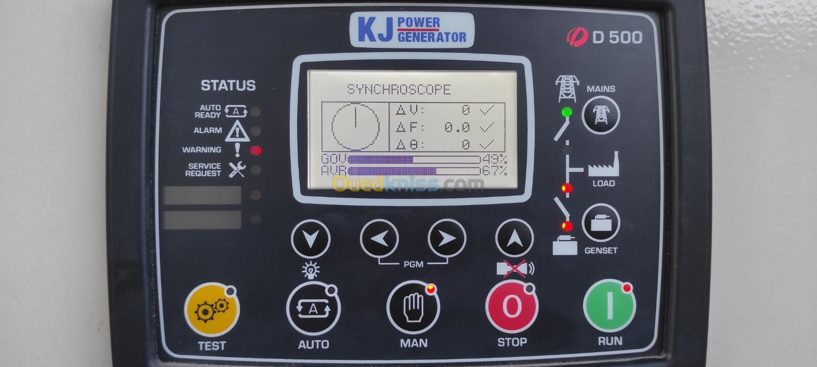 Synchronisation de Groupes Électrogènes