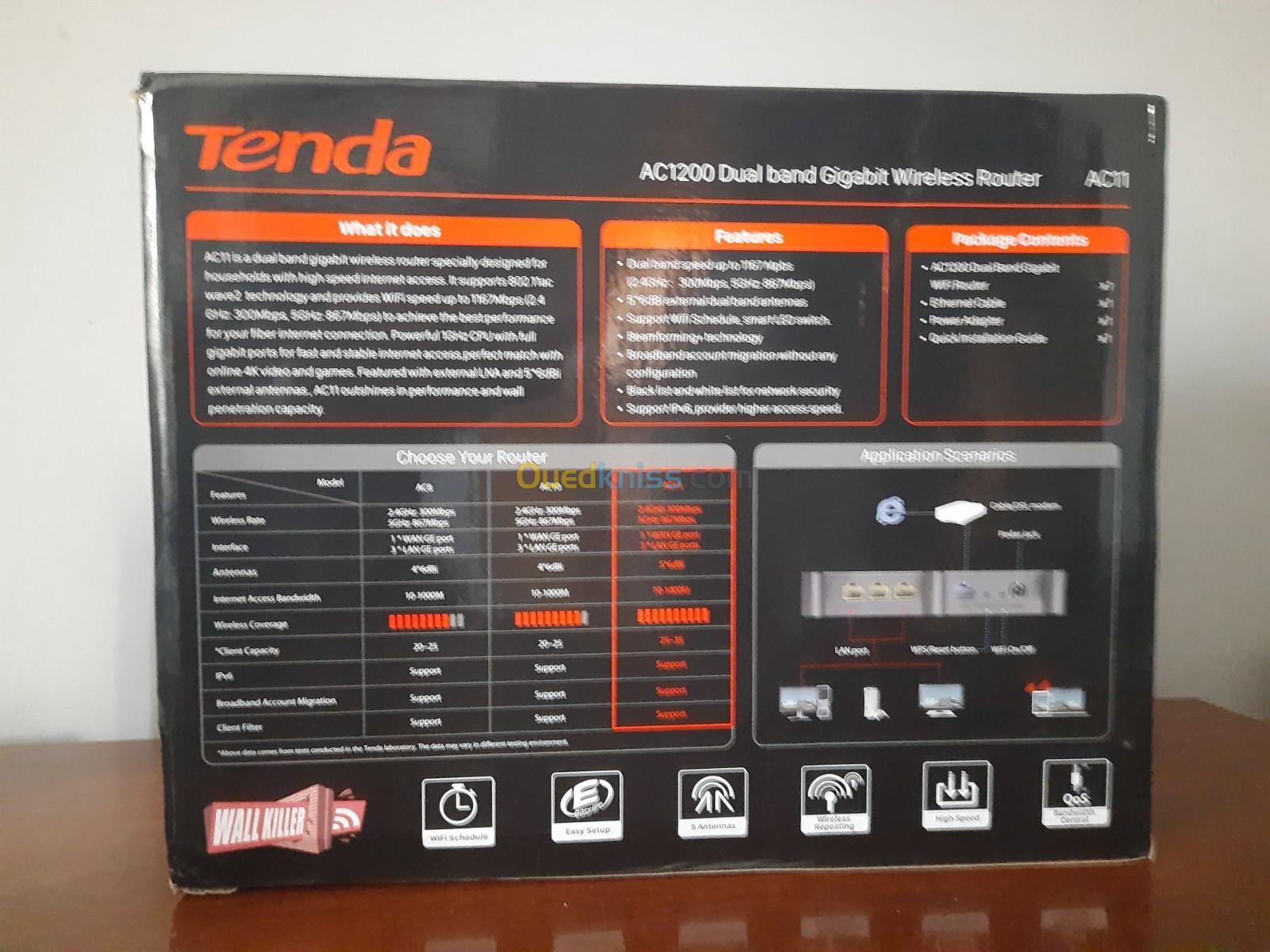 Router TENDA AC1200 Dual Band