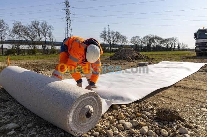 Geotextile tissé et non tisse 