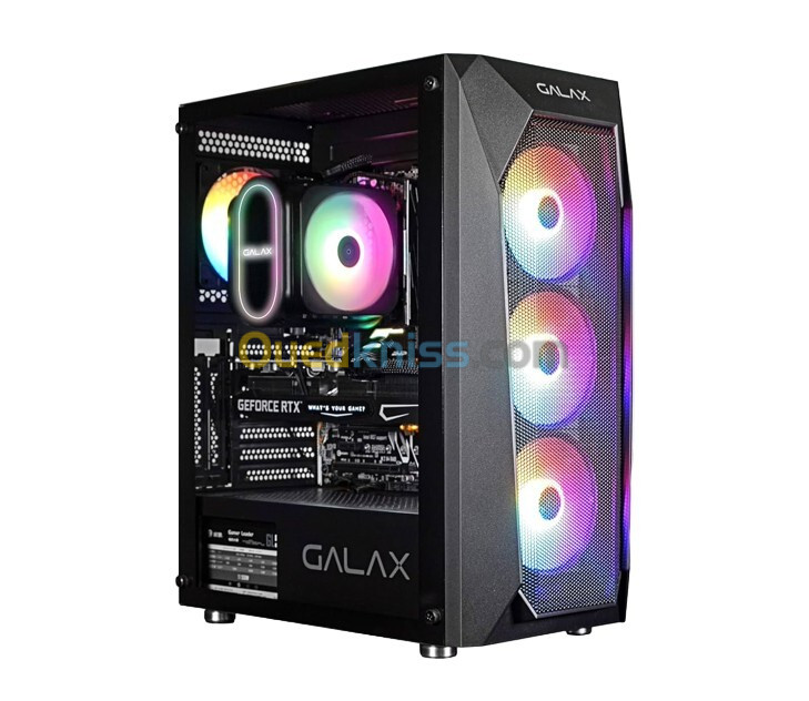 BOITIER GALAX REVOLUTION 05 BLACK 4 FANS RGB