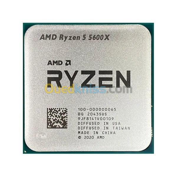 PROCESSEUR AMD RYZEN 5 5600X 6 COEURS 12 THREADS 3.7 GHZ / 4.6 GHZ TRAY (SANS VENTILATEUR)