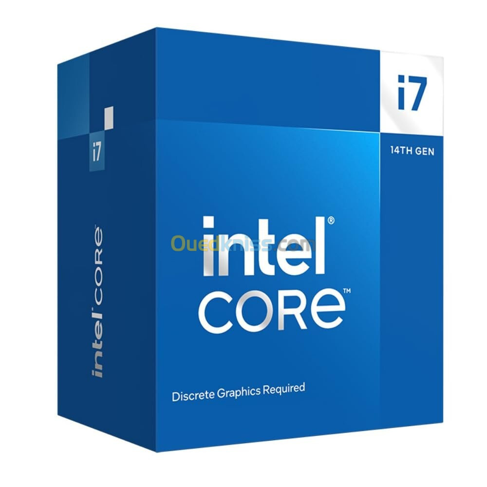 PROCESSEUR INTEL CORE I7-14700F - 33M CACHE - 20 CORE - 28 THREADS - LGA 1700 - UP TO 5.40 GHZ - 65W