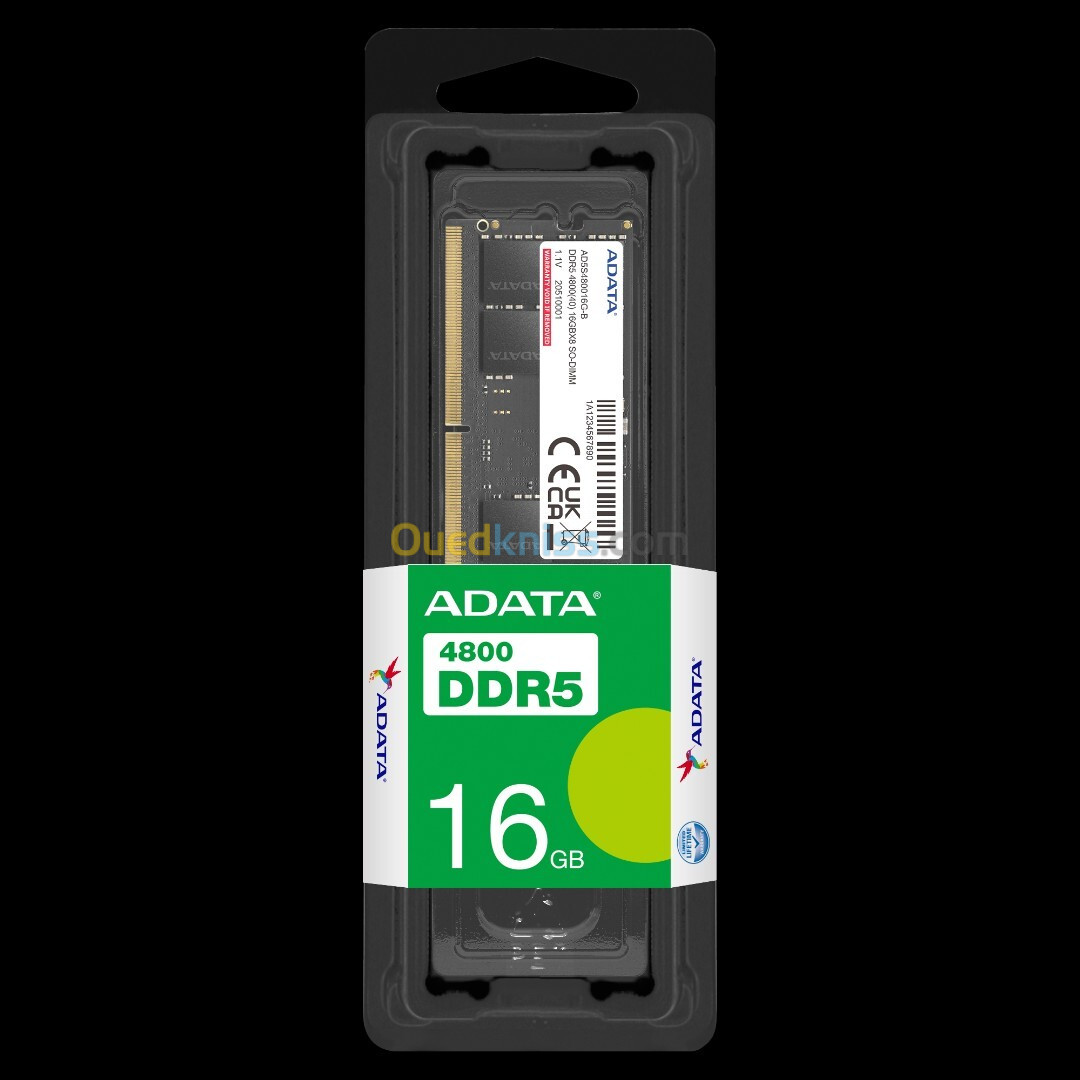 RAM DDR5 ADATA 16GB 4800MHZ U-DIMM DESKTOP