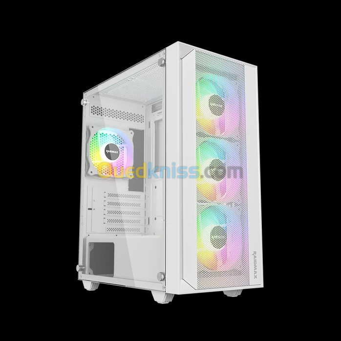  BOITIER RAIDMAX V100 WHITE 4 RGB FANS