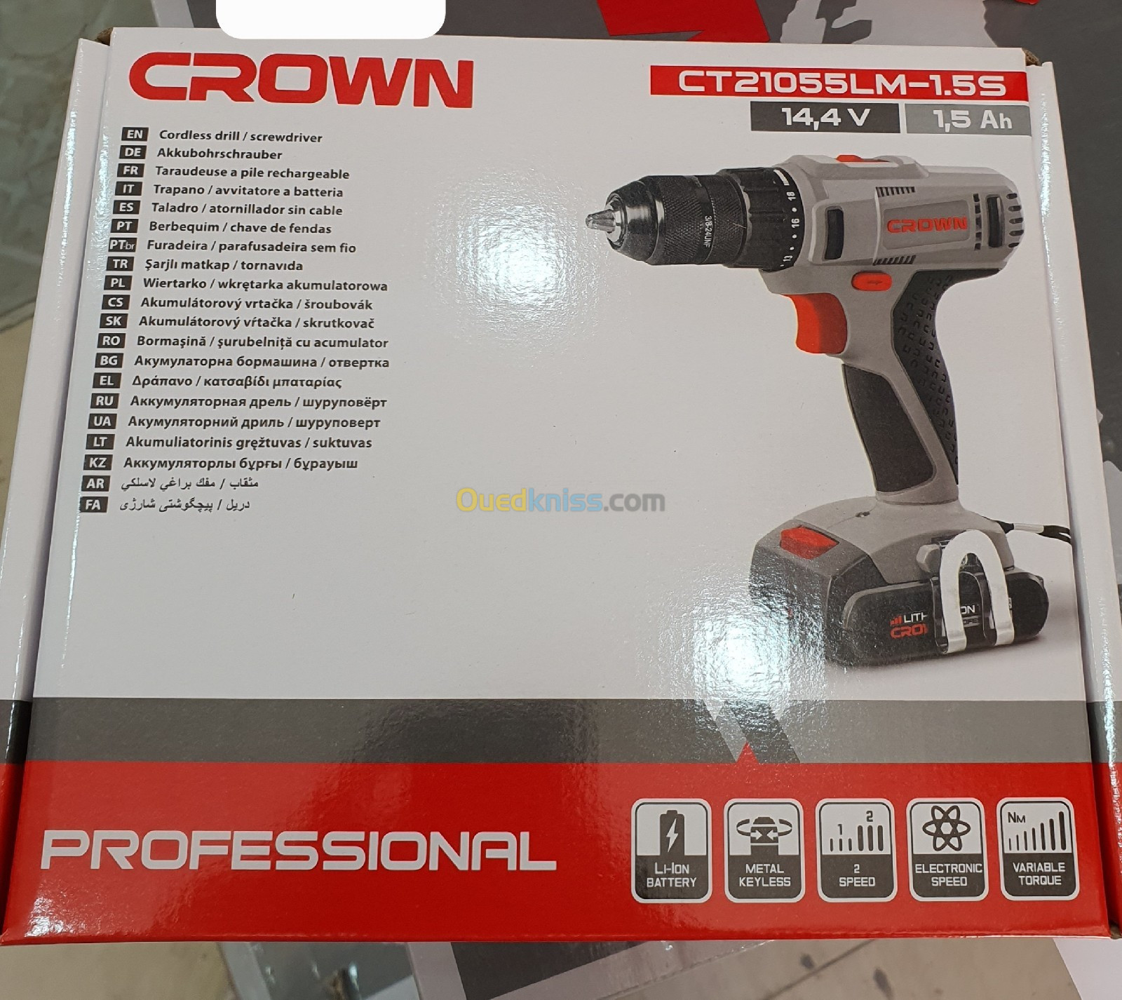 Visseuse Crown 14.4v (1Batterie)