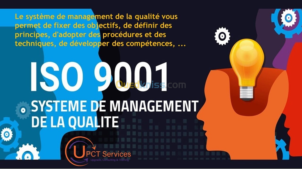 Certification ISO 9001V2015 Management de la Qualité