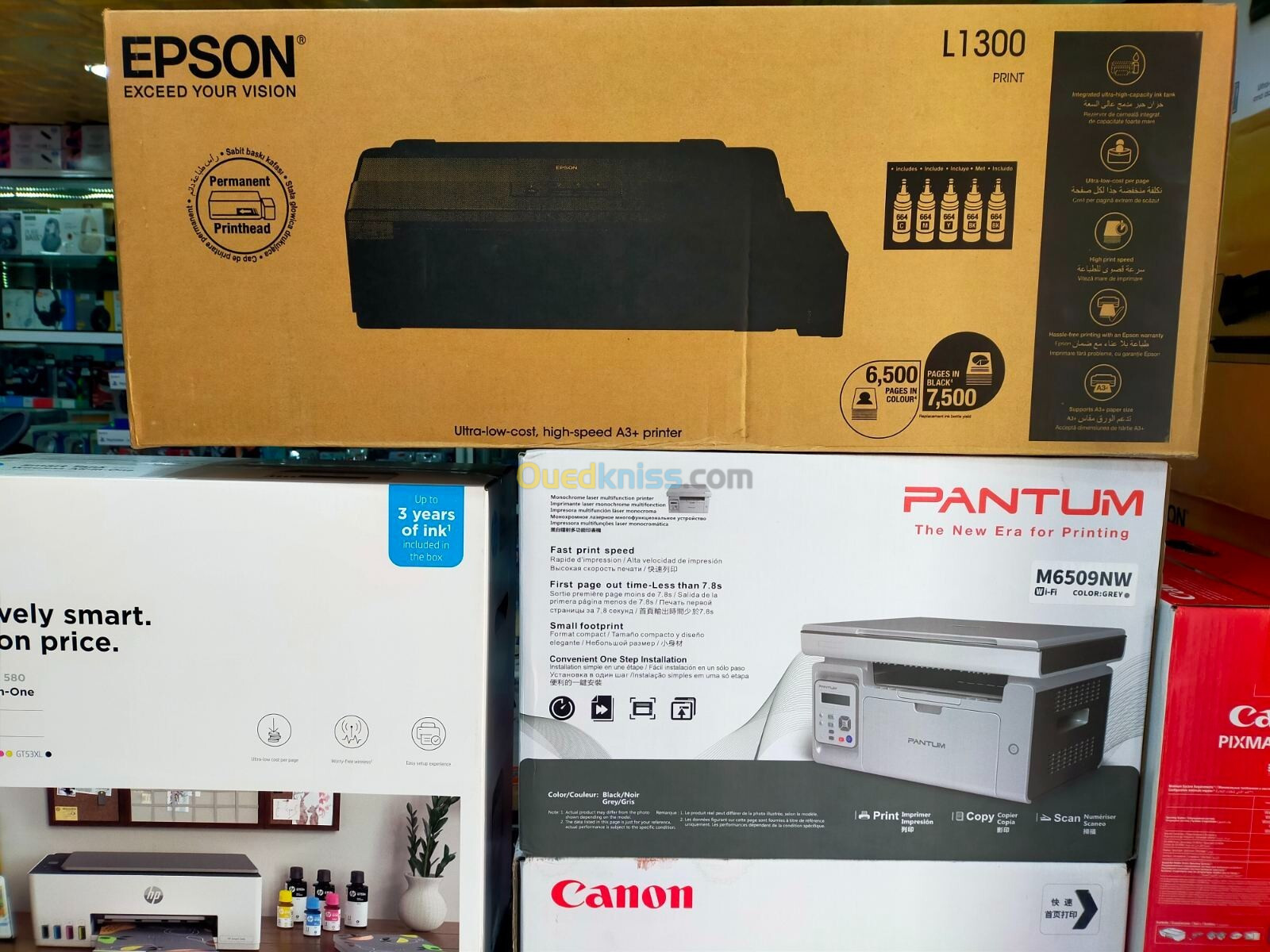 Imprimante EPSON EcoTank L1300 A3+ Réservoir d'encre