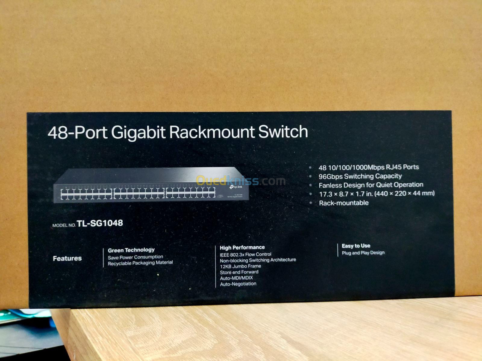 Switch informatique 48 ports Gigabit, TpLink, 1000Mbps