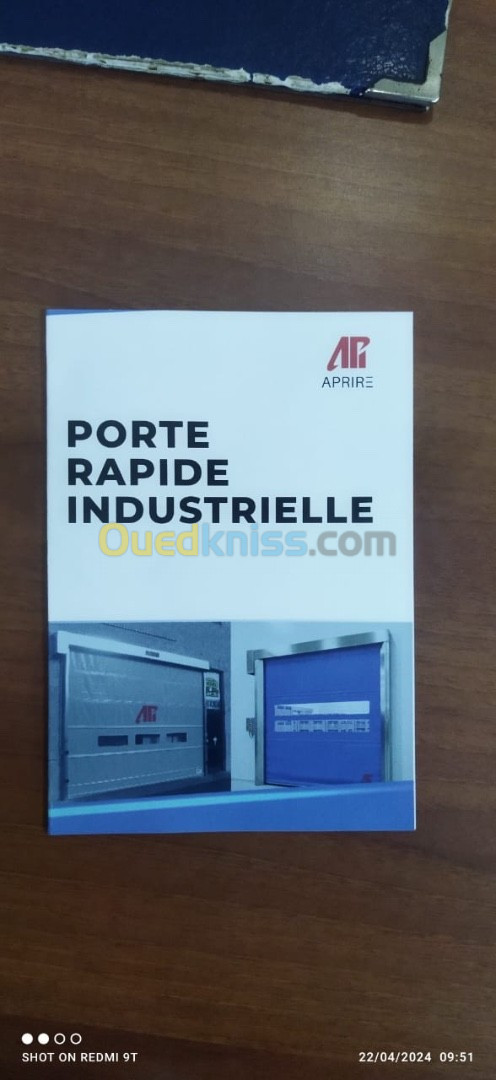 Porte rapide industrielle 