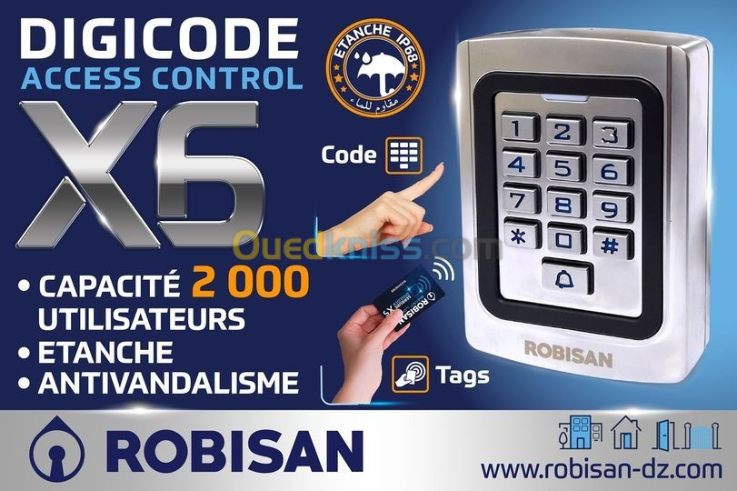 DIGICODE ROBISAN MIFARE X6 / X7 