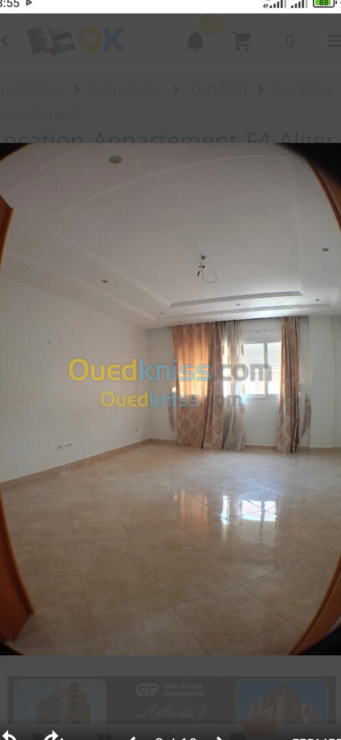 Location Appartement F3 Alger Ouled fayet