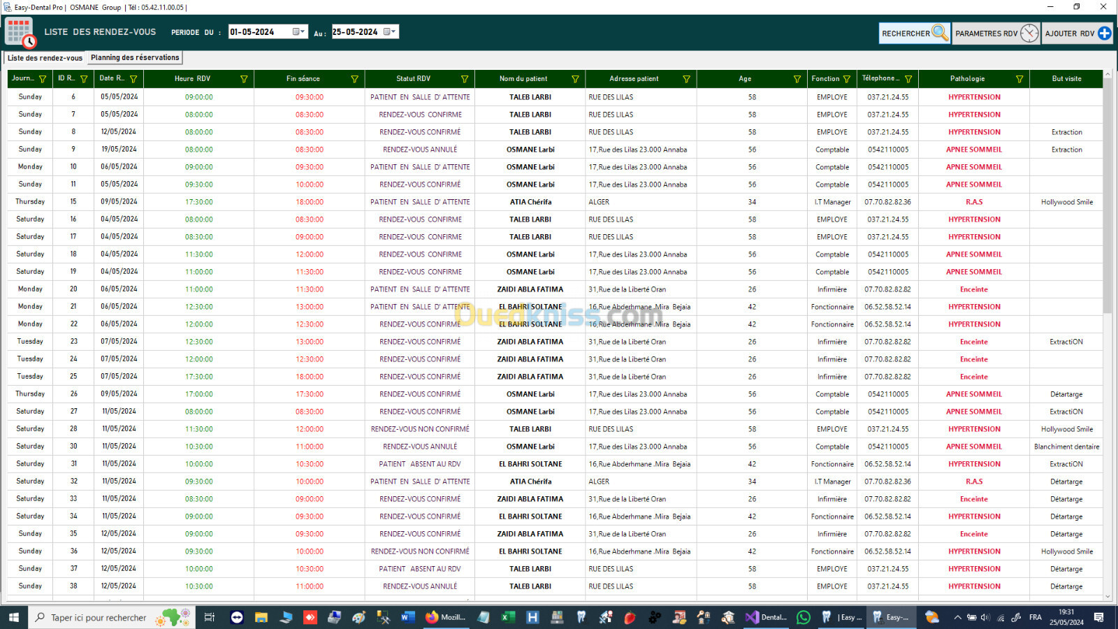 Logiciel de gestion cabinet dentaire 