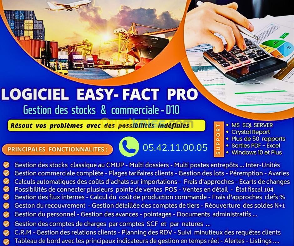 Logiciel de Gestion des stocks & commerciale D10 : Version Starter