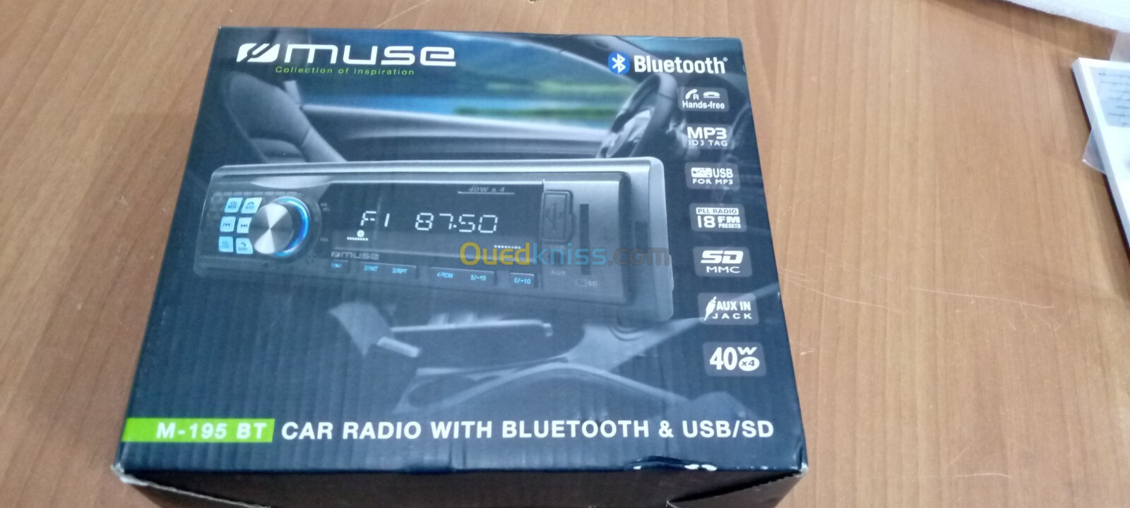 Poste radio auto MUSE  M-195 BT