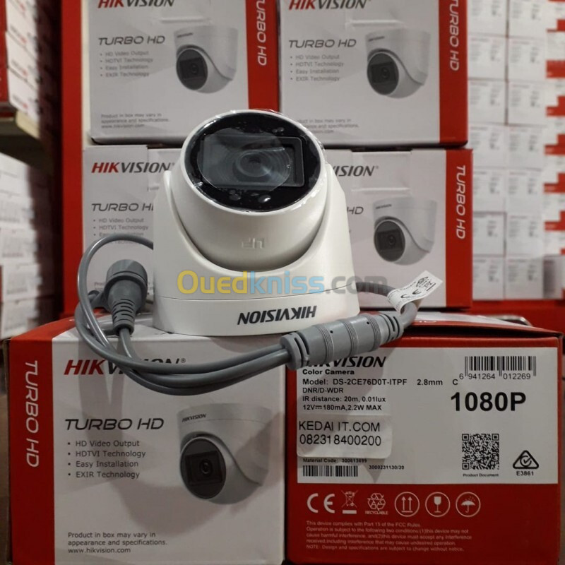 CAMERA Hikvision 2MP 1080P/FULL HD resolution