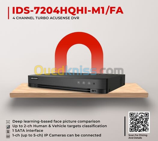 XVR Hikvision iDS 4 ports Résolution 2K