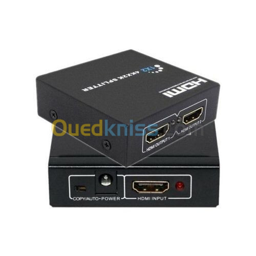 4K HDMI Splitter - 1 Entrée 2 Ports de sortie