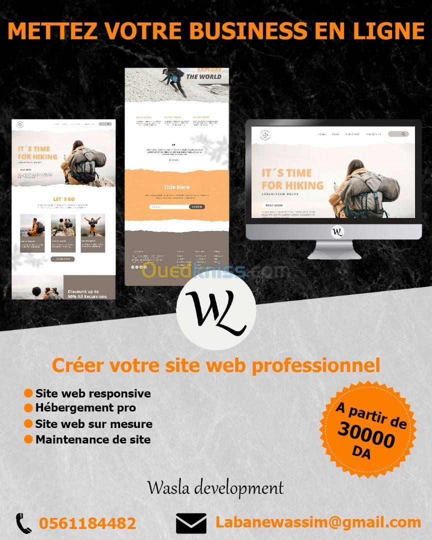 creation de site web professionnel