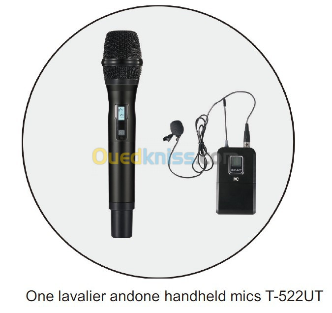 Microphone sans fil UHF ITC T-522UH/ T-522UT