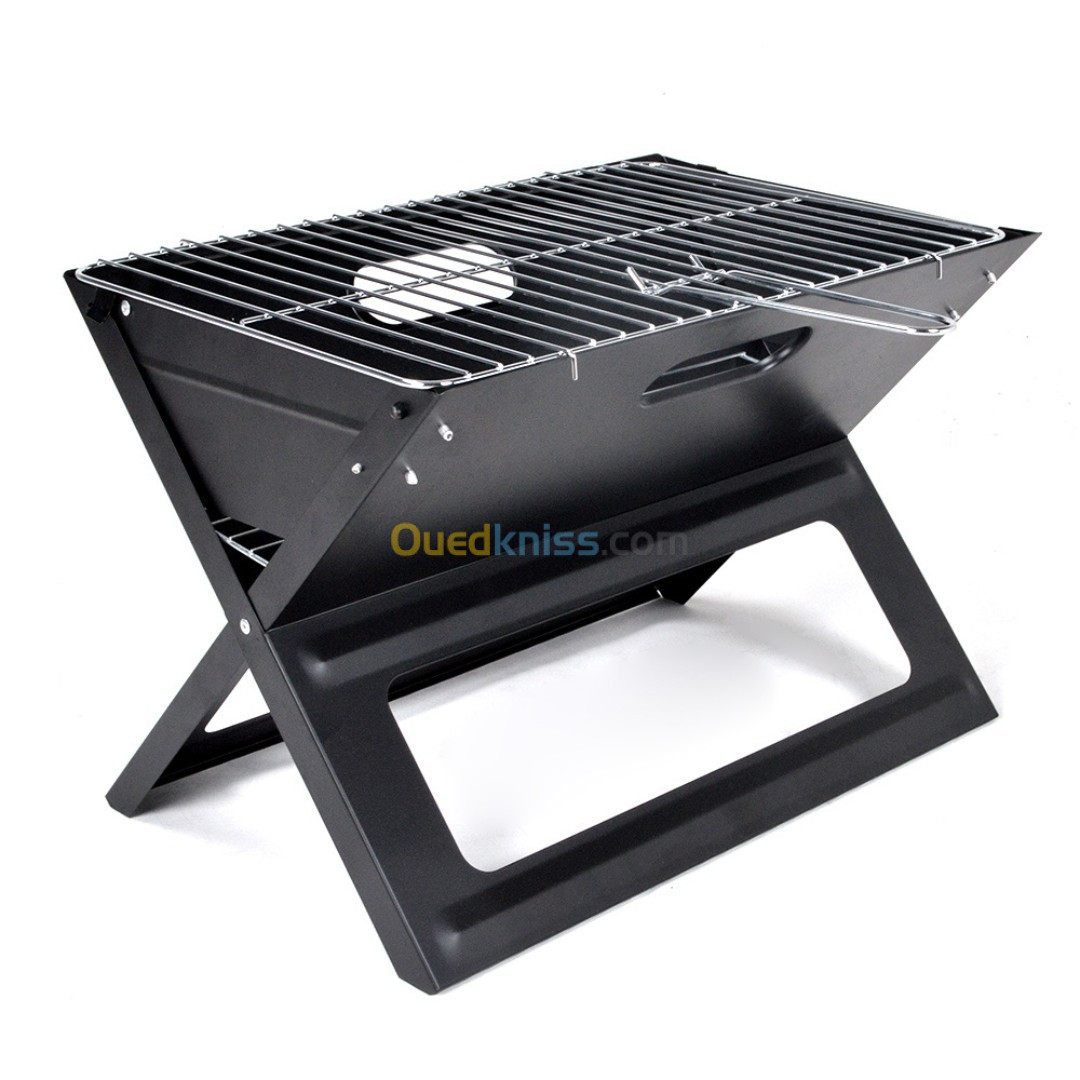  Barbecue à charbon Portable Pliable Grille sous forme de X