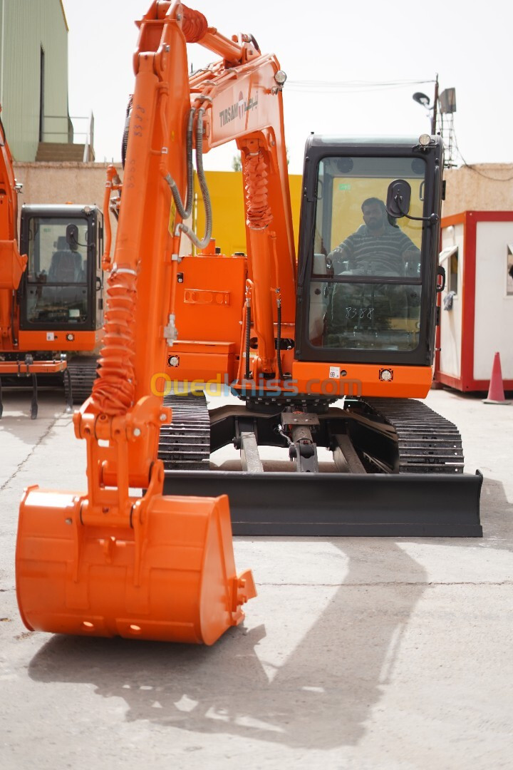 TIRSAM Mini-pelle TS-6080 8 Tonnes  -  ميني بال تيرصام TS-6080 