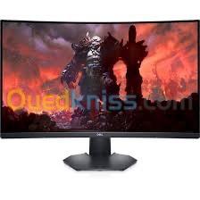 Ecran DELL 32" LED Curved QHD - S3222DGM - FreeSync Gaming Ecran (DisplayPort, HDMI) - 165Hz