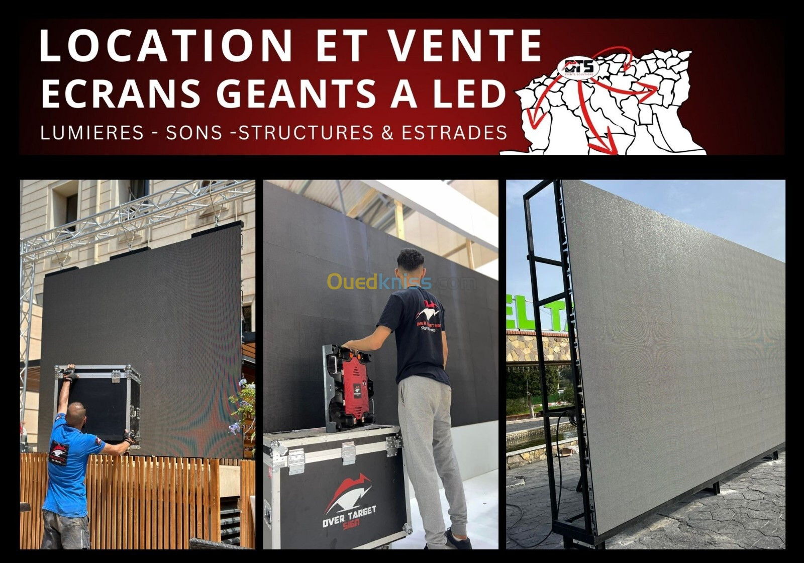 ECRAN GEANT A LED INTERACTIF MUR & ET SOL 