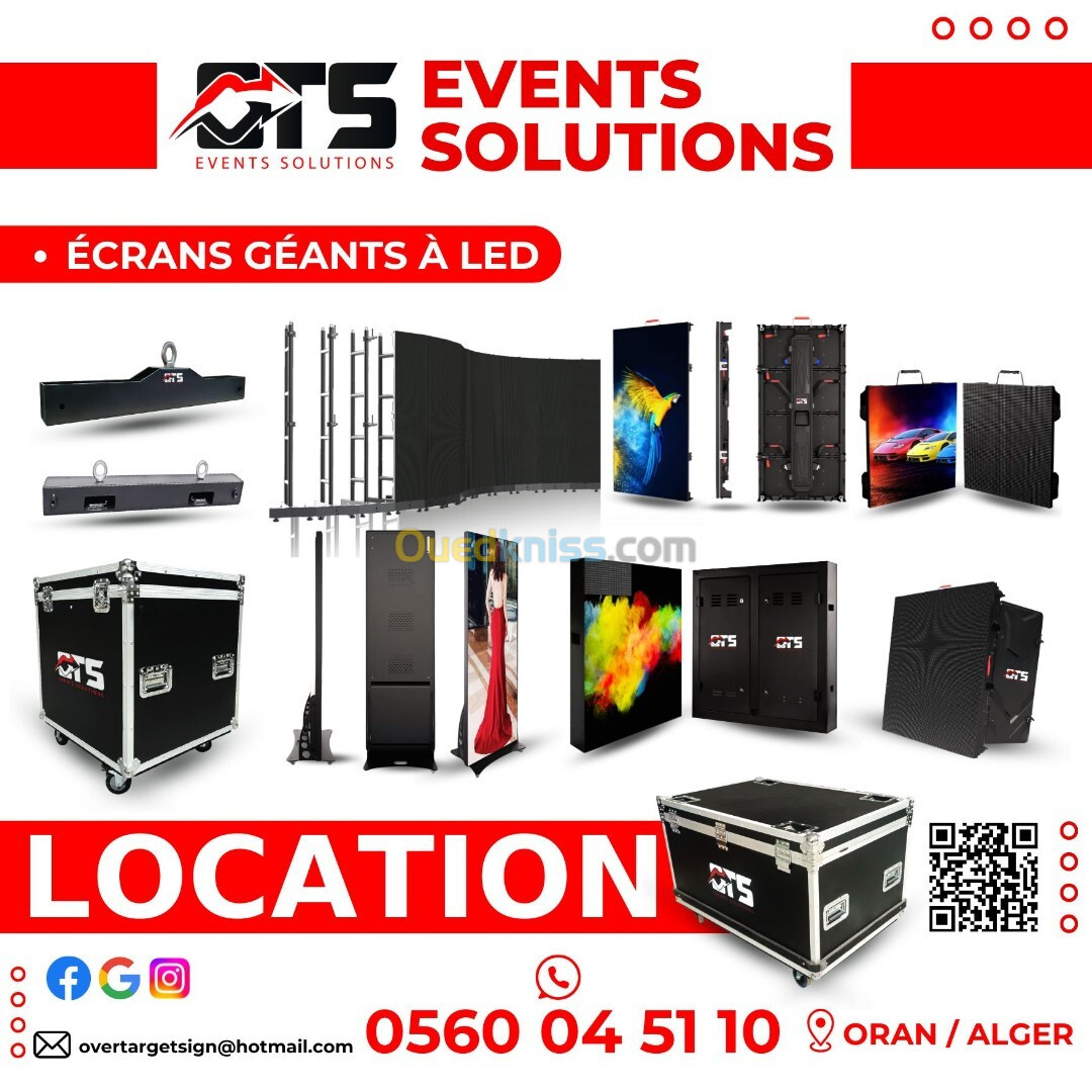 LOCATION d'écrans géants à LED