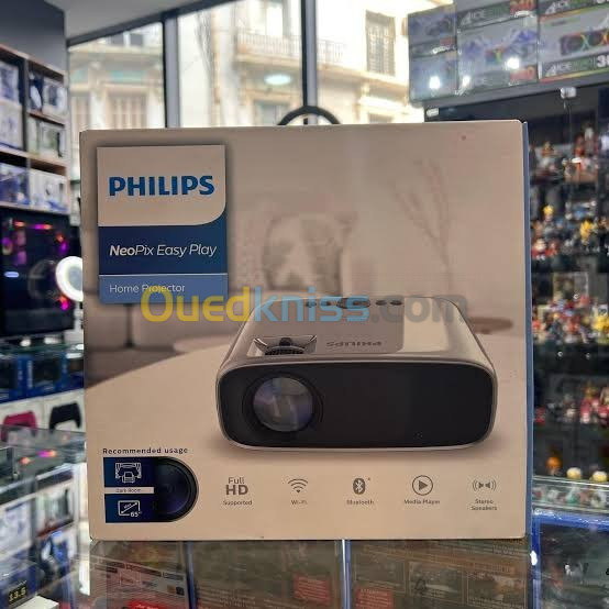 VIDEO PROJECTEUR PHILIPS NEOPIX EASY NPX 440 FHD 60'' SCREEN