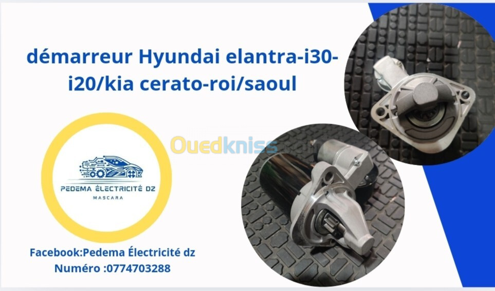 Alternateur démarreur kia Hyundai 