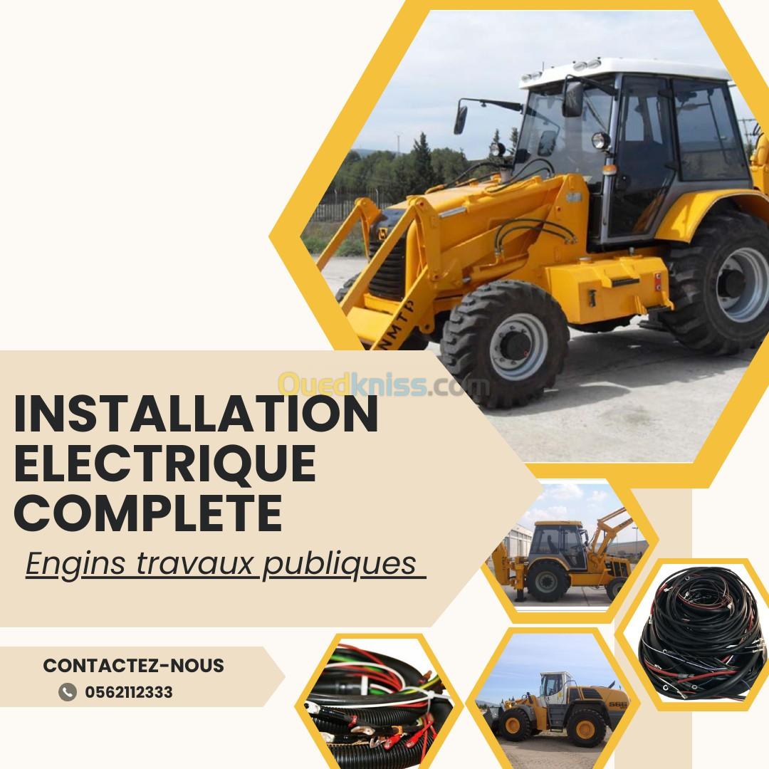 Installation electrique complete Engins Travaux Publiques ENMTP
